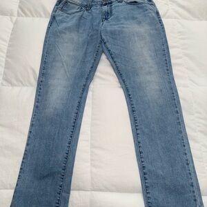 Guess Light Blue Straight Leg Jeans